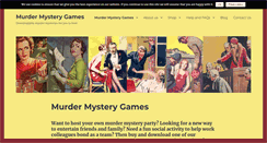Desktop Screenshot of murdermysterygames.net