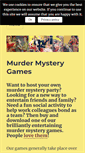 Mobile Screenshot of murdermysterygames.net
