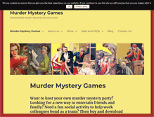 Tablet Screenshot of murdermysterygames.net