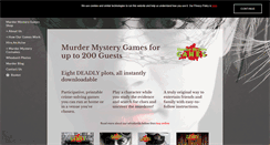 Desktop Screenshot of murdermysterygames.co.uk
