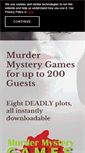 Mobile Screenshot of murdermysterygames.co.uk
